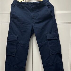 Aritzia Navy Women's Cargo Pants